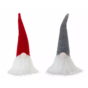 Melrose International 80756DS - Festive Gnome Set of 6 - 16H Polyester Decor