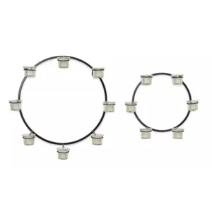 Melrose International 56928DS - Elegant Wall Mounted Votive Candle Holders - Set of 2