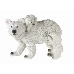 Melrose International 80001DS - Whimsical Polar Bear Family Figurine - 14.25" x 11"