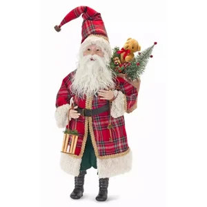 Melrose International 80714DS - Festive Santa 25H Polyester/Resin Decor