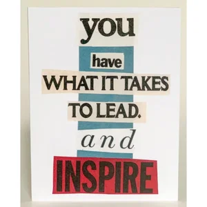 Barnes Cards Llc SQ0767060 - Inspiring Leadership Greeting Card Pack (6 Cards)