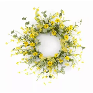 Melrose International 78205DS - Vibrant Mini Floral Wreath for Home Decor