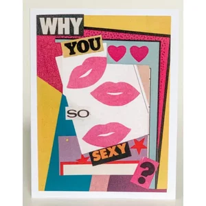 Barnes Cards Llc SQ8782513 - Why You So Sexy? Love Greeting Card Pack of 6