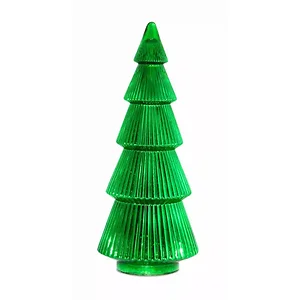 Melrose International 77290DS - Illuminated 27.5H Decorative Glass Tree
