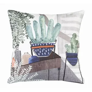 Melrose International 78714DS - Cotton Throw Pillow Set (2-Pack) for Home Décor