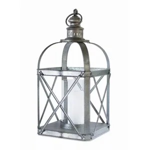 Melrose International 74429DS - Elegant 21-Inch Metal Lantern for Home Décor
