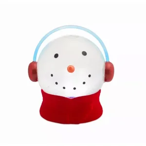 Melrose International 76832DS - Whimsical Lighted Snowman Snow Globe with Timer