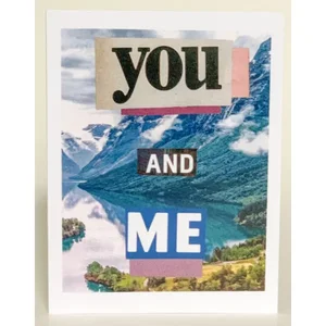 Barnes Cards Llc SQ6182546 - You and Me Greeting Card Pack of 6 - Love Cards Set