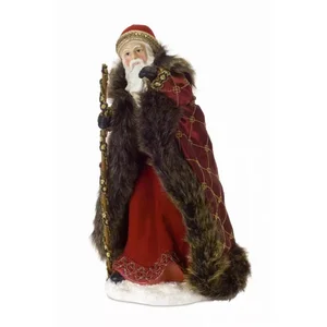 Melrose International 77273DS - Charming Santa Figurine in Paper Pulp - 15H