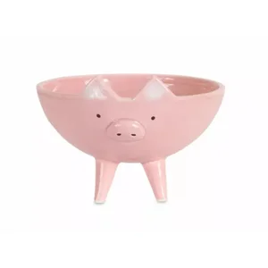 Melrose International 74470DS - Set of 4 Pig Bowls - 5.75" x 4" Dolomite