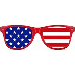 Capital City Commerce-Sunglasses_USA_Red