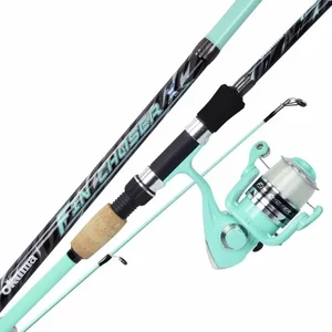 Okuma FNX-662-30SF - Fin Chaser X Series 6'6" Spinning Combo - Seafoam