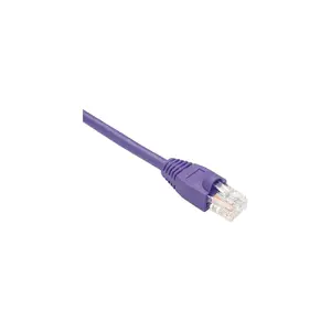 Unc Group Llc PC6-6IN-PUR-S - UNC CAT6 PATCH CABLE, 6 INCH PURPLE WITH BOOTED. HIGH-PERFORMANCE CAT6 ETHERNET