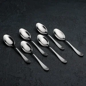 Wilmax WL-999204/6C - Stainless Steel Coffee Spoon Set of 6 in Gift Box