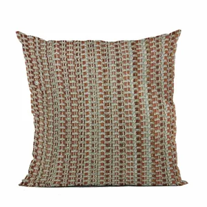 Plutus Brands PBRA2431-2036-DP - Luxurious Multi-Color Weave Stripe Throw Pillow - King Size