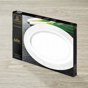 Wilmax WL-880103/1C - Elegant Oval Platter 14" x 10" in Gift Box
