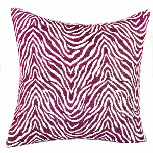 Plutus Brands PBRA2294-2020-DP - Luxury Purple and Beige Double-Sided Throw Pillow