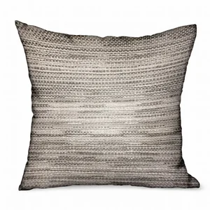 Plutus Brands PBRAO101-2020-DP - Luxury Silver Solid Outdoor/Indoor Throw Pillow 20"x20"