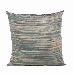 Plutus Brands PBRA2461-2026-DP - Plutus Blue Stripe Luxury Throw Pillow - Double Sided