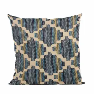 Plutus Brands PBRA2440-2020-DP - Plutus Blue Diamond Luxury Throw Pillow - 20" x 20"