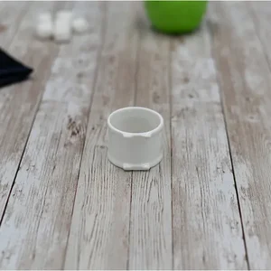 Wilmax WL-996044/A - [ Set of 12 ] White Porcelain Napkin Rings for Elegant Dining