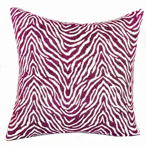 Plutus Brands PBRA2294-1220-DP - Lavish Oasis Waves Purple and Beige Throw Pillow