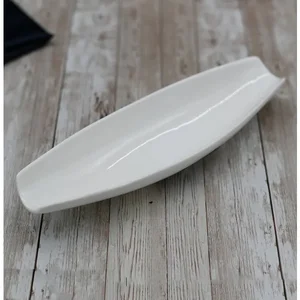 Wilmax WL-992633/A - Set of 6 White Rectangular Serving Dishes - 10 inches