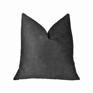 Plutus Brands PBRA2256-2036-DP - Plutus Luna Black Decorative Luxury Pillow - 20" x 36"