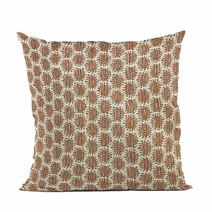 Plutus Brands PBRA2407-2222-DP - Brown Dot Luxury Throw Pillow - Plutus Design