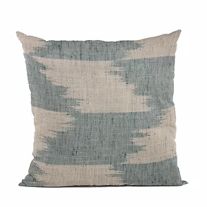 Plutus Brands PBRA2444-2036-DP - Plutus Blue Faded Abstract Luxury Throw Pillow - King Size