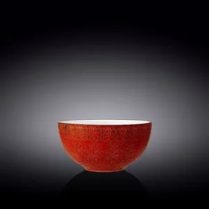 Wilmax WL-667231/A - Set of 3 Red Bowls - 6.5" | 34 FL OZ | Artisan Design