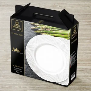 Wilmax WL-880101/6C - White Dinner Plate Set of 6 | Durable Porcelain Collection