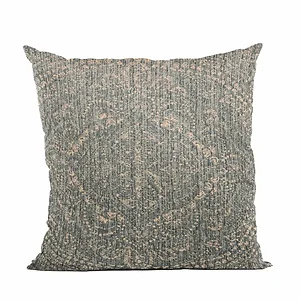Plutus Brands PBRA2454-2222-DP - Plutus Blue Hidden Park Medallion Luxury Throw Pillow 22"