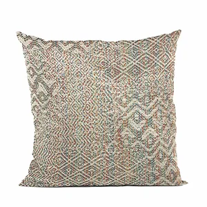 Plutus Brands PBRA2417-2036-DP - Abstract Luxury Throw Pillow - Multi-Color King Size