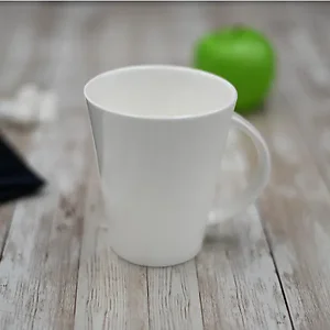 Wilmax WL-993012/A - Set of 6 White Porcelain 13 oz Mugs - Stylish & Versatile