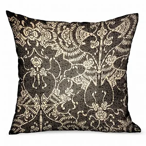 Plutus Brands PBRAO122-2020-DP - Gray Chevron Outdoor/Indoor Luxury Throw Pillow