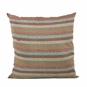 Plutus Brands PBRA2420-2036-DP - Plutus Luxury Brown Stripe Throw Pillow - 20" x 36"