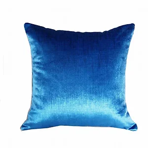 Plutus Brands PBRAZ389-2626-DP - Azure Blue Luxury Handmade Pillow by Plutus