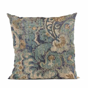 Plutus Brands PBRA2469-2020-DP - Plutus Blue Amazonian Damask Decorative Throw Pillow