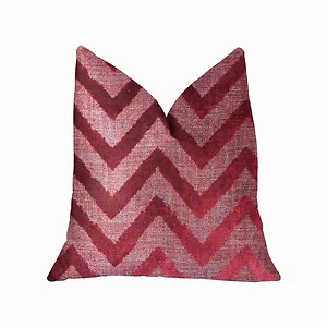 Plutus Brands PBRA2291-2030-DP - Plutus Valentina Red Luxury Throw Pillow - Elegant Design