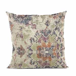 Plutus Brands PBRA2416-2030-DP - Multi-Color Mayan Damask Luxury Throw Pillow