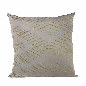 Plutus Brands PBRA2436-2020-DP - Stylish Yellow Hypno Abstract Luxury Throw Pillow