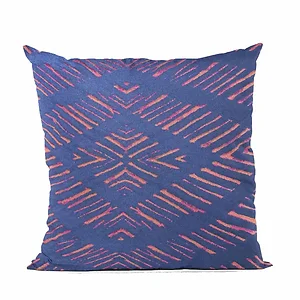 Plutus Brands PBRA2419-2626-DP - Plutus Abstract Luxury Throw Pillow - Blue Design