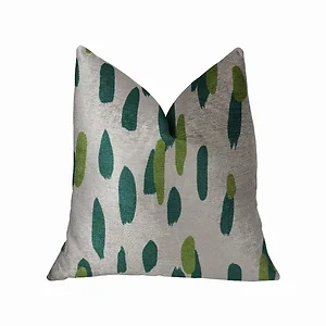 Plutus Brands PBRA2225-2424-DP - Plutus Bosky Willow Green & Beige Luxury Throw Pillow