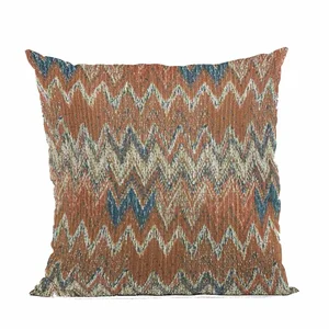 Plutus Brands PBRA2427-2036-DP - Plutus Luxury Multi-Color Wave Chevron Throw Pillow - King