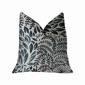 Plutus Brands PBRA2219-2626-DP - Plutus Blue and Beige Luxury Decorative Throw Pillow