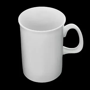 Wilmax WL-993010/A - Stylish Set of 6 White Porcelain Mugs - 10 oz