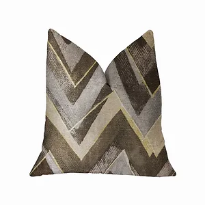 Plutus Brands PBRA2248-2424-DP - Plutus Badger Cove Brown Luxury Decorative Throw Pillow