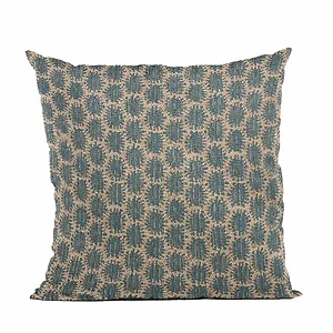 Plutus Brands PBRA2450-2222-DP - Plutus Blue Eyelashes Dot Luxury Throw Pillow - 22"