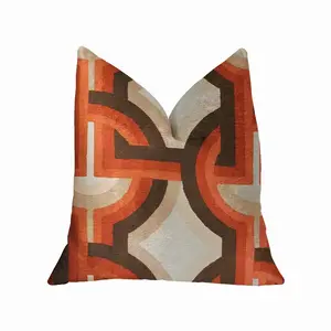 Plutus Brands PBRA2258-2020-DP - Luxury Multicolor Geometric Throw Pillow - 20" x 20"